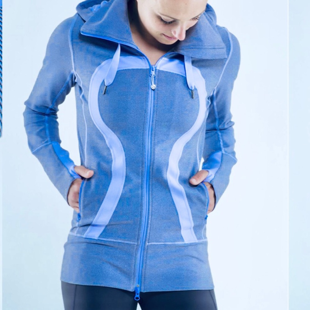 Lululemon Stride Jacket Blue and turquoise